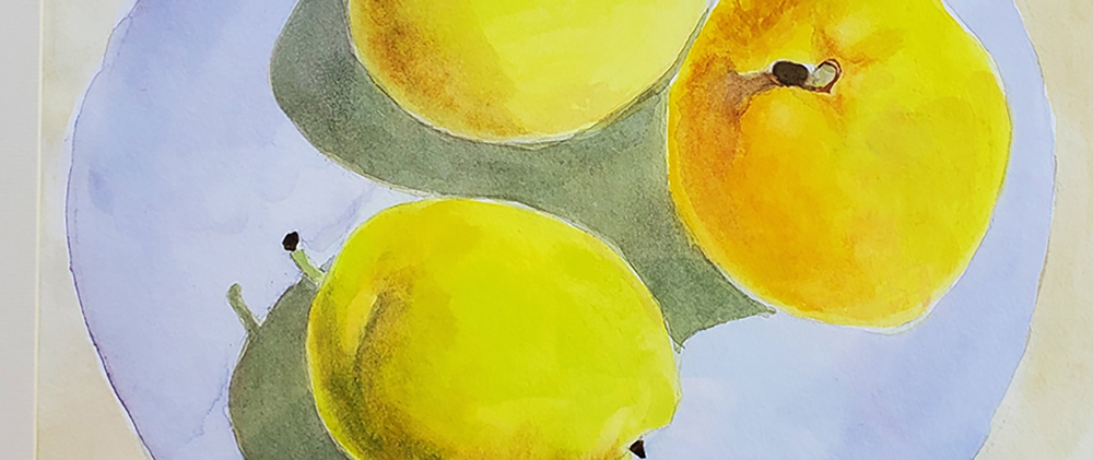 The beautiful paintings by artist Sharon Pilcher at Montrose Center for Arts.